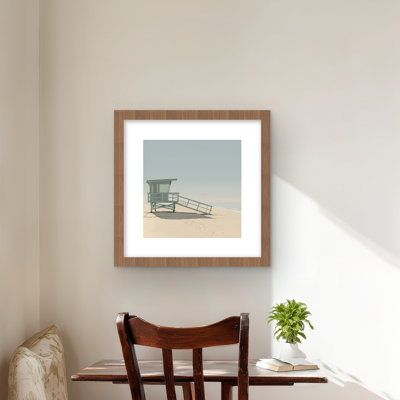 Impression côtière matte encadrée pour la décoration intérieure Coast Guard