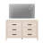 Rustic Brown 6 Drawers Double Dresser-595029730