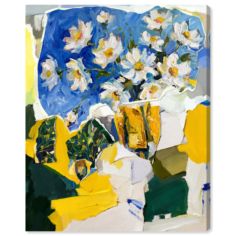 Sunshine And Flowers Print by Oliver Gal, 20"H x 24"W, Gallery Wrapped