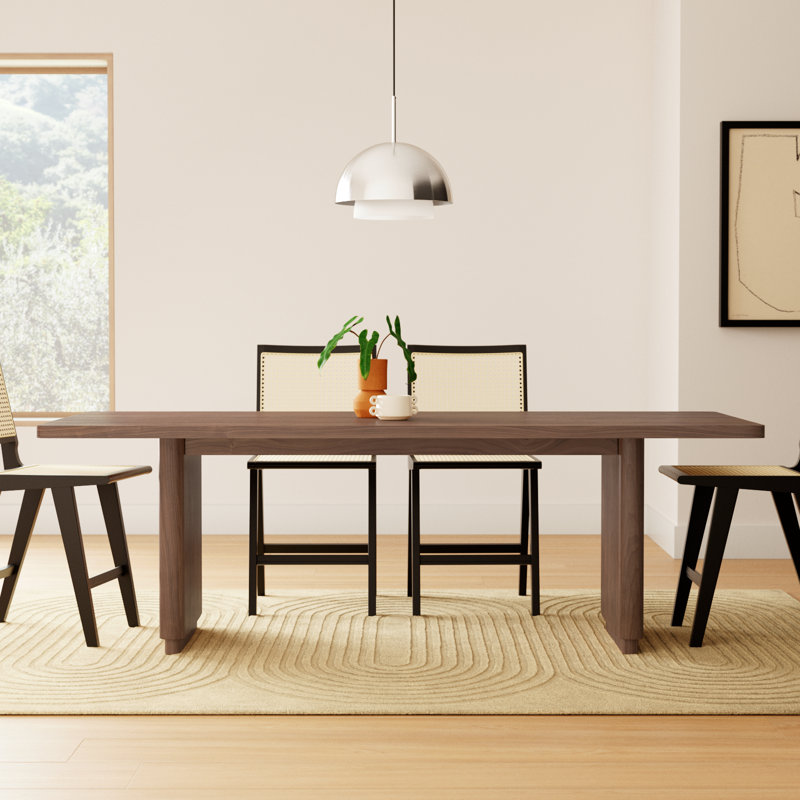 Mille 88" Dining Table, Walnut