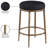 Ferro Hessle Linen Textured Performance Fabric Upholstered Counter Stool-288431811-290422129