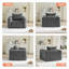 Fauteuil d'appoint en velours côtelé, design sans os comprimé-1507196527