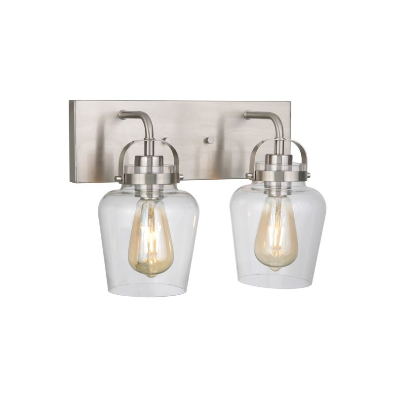 Tribble 2 - Light Vanity Light, Brushed Polished Nickel