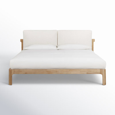 Furano Upholstered Two Cushion Platform Bed