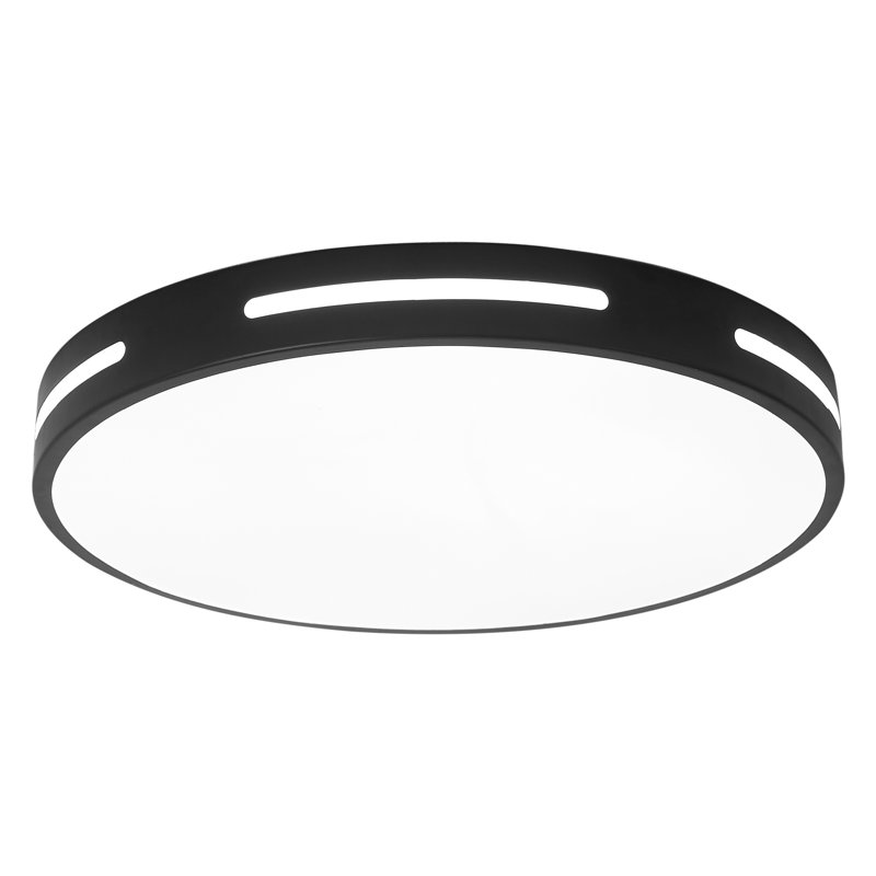 Elenta LED Flush Mount, Black