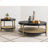 Benson Black Round End Table