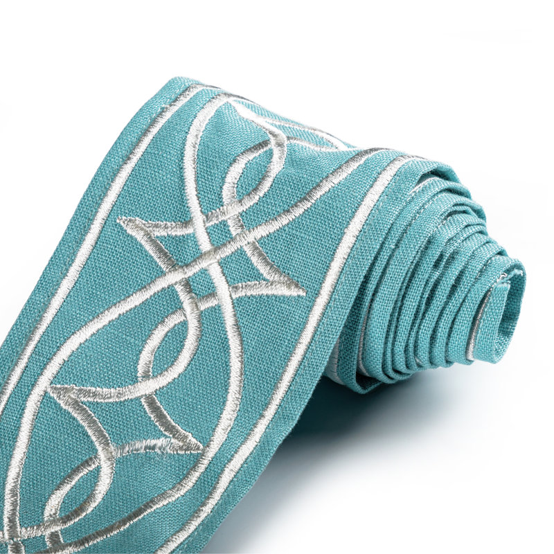Treillis Passementerie II Anaelle Trim, Aqua