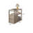 Modern Minimalist Grey Sintered Stone Rectangular Side Table