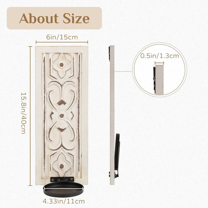 Simple Candle Wall Lamp Wall Decoration
