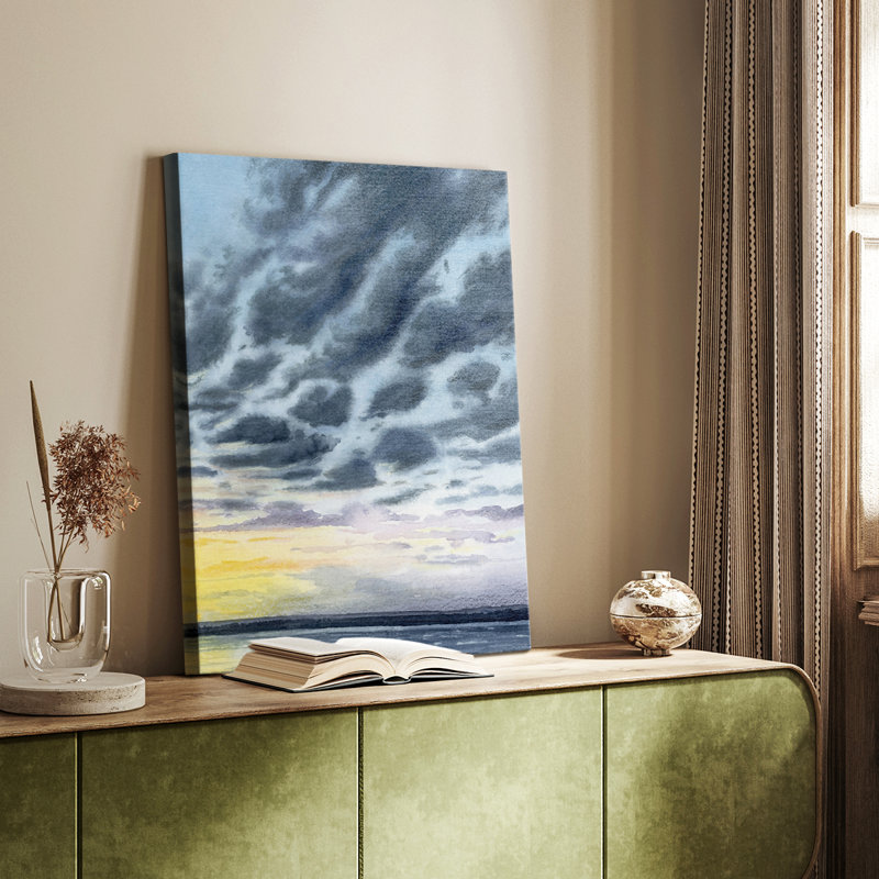 Anastasia Island Sunset II - galerie sur mesure Cavas, H 27 po x l 18 po