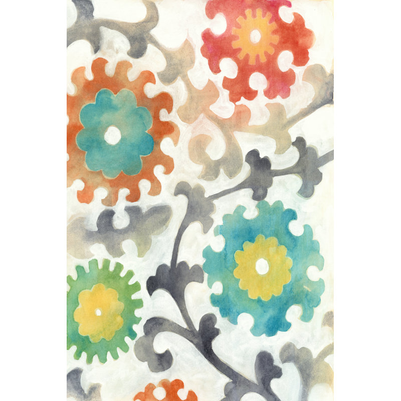 Batik Suzani I by Chariklia Zarris - Wrapped Canvas Print, 30cm H x 20cm W