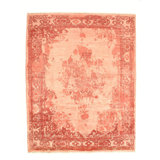 Oriental Area Rug in Coral