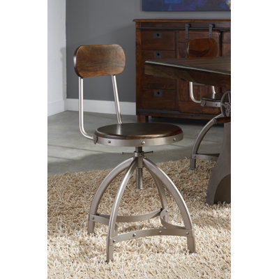 Tabouret de bar rotatif à hauteur ajustable Orduna