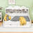 Daybed With Storage Drawers and Shelves-549619424