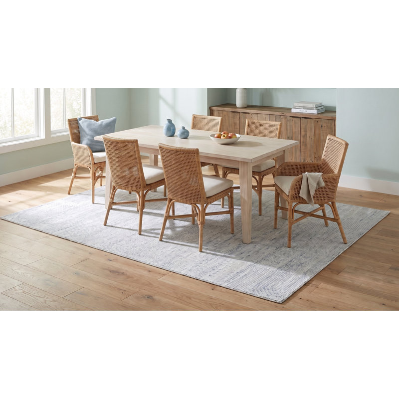 Contemporary Green Hand Knotted Silk Green Mix Grass Natural Silk Area Rug, Rectangle 8' x 10'