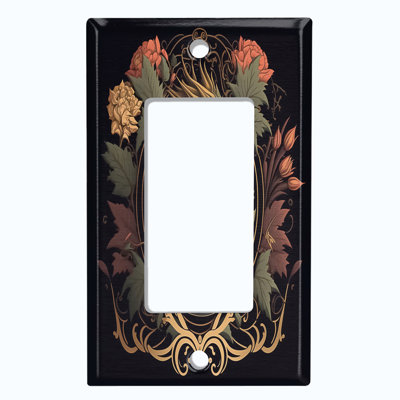 Copper Rust Patina Teal Print 1 - Gang Rocker Standard Wall Plate