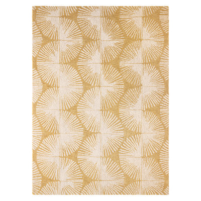 Tapis en laine fabriqué à la main à motif géométrique cannelé NICOLE New York YORK NICOLE