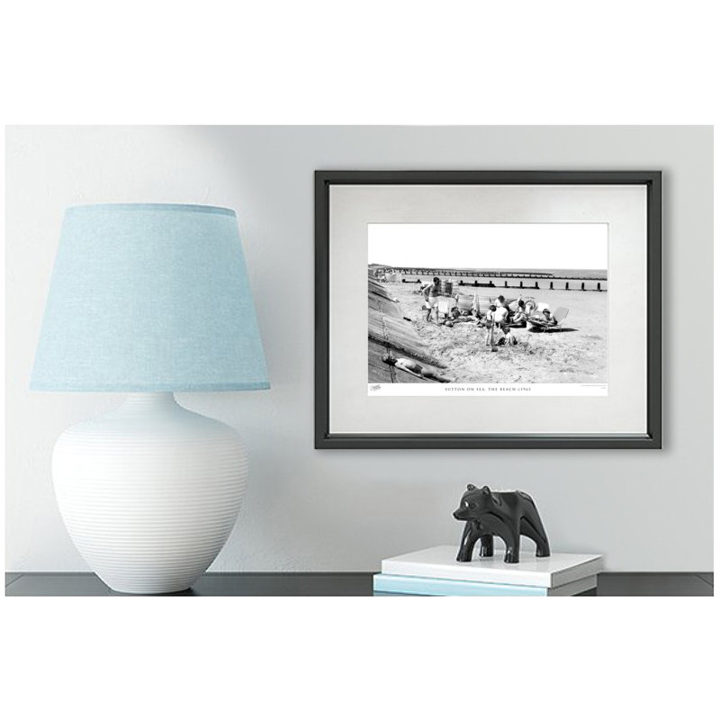 Sutton On Sea, The Beach C1965 by Francis Frith - Single Picture Frame Print, 45cm H x 60cm W x 2.3cm D
