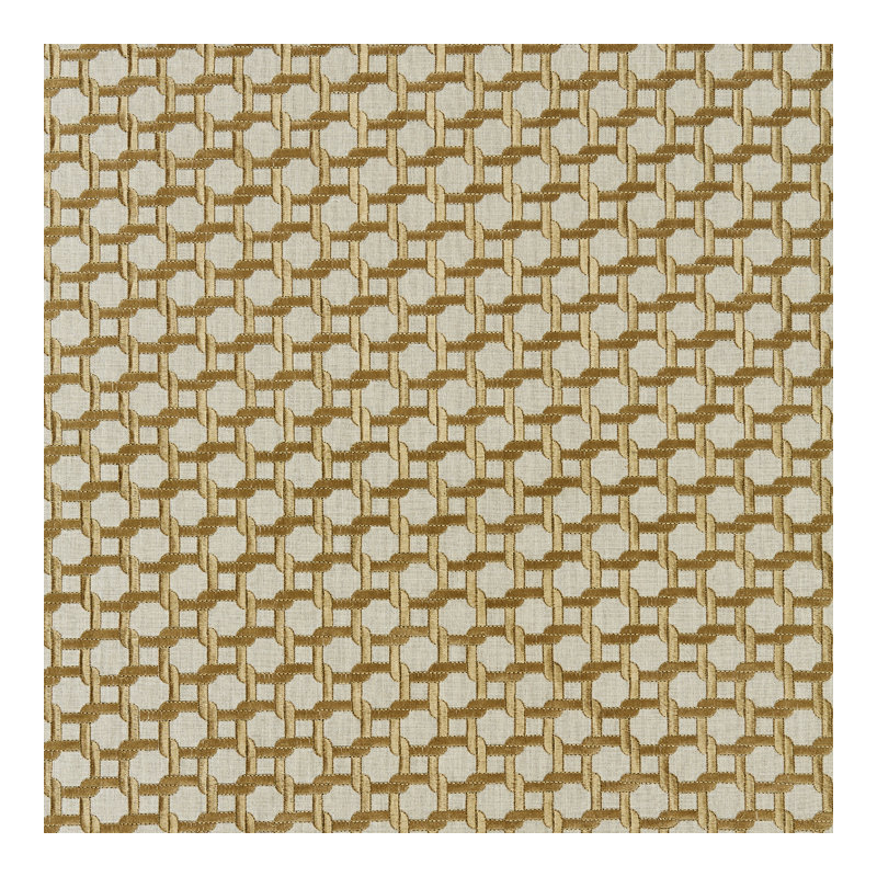 Tissu de broderie moderne et luxueux, Bronze
