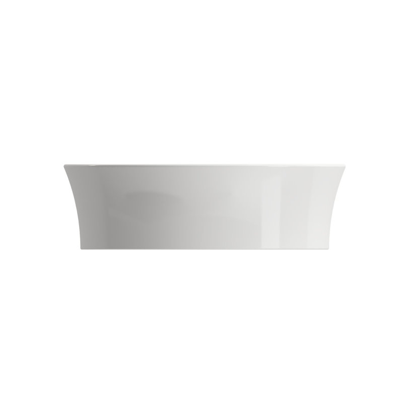Sottile 15.04'' L Bathroom Sink, White