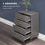 60 cm W Chest of 4 Drawers