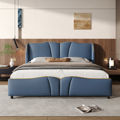 Leather Upholstered Bed Frame