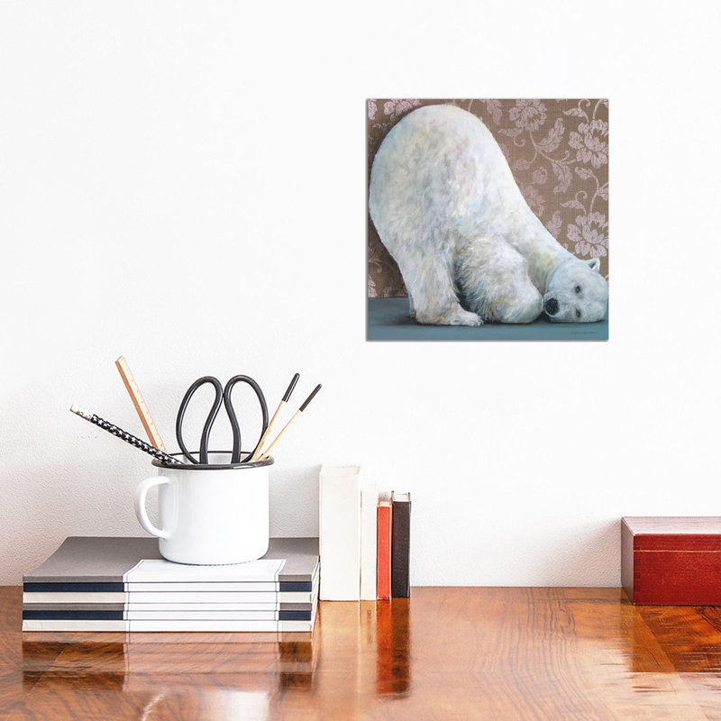 Unbearable by Kamdon Kreations - Wrapped Canvas Painting, 30.48 cm H x 30.48 cm W