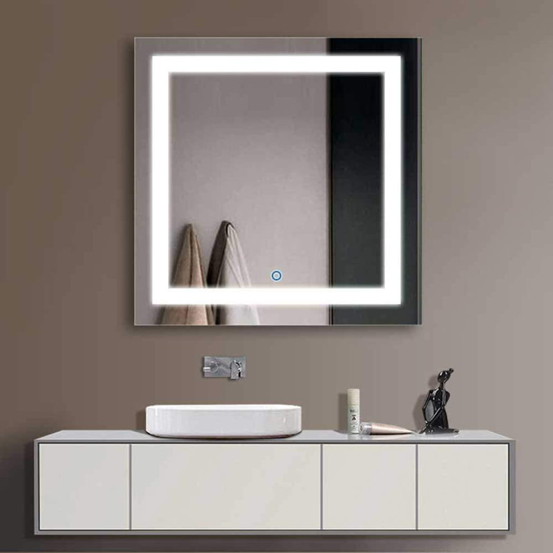 Miroir de salle de bain Giardina, 32 po x 32 po