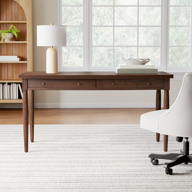Pragnya Solid Wood Base Writing Desk