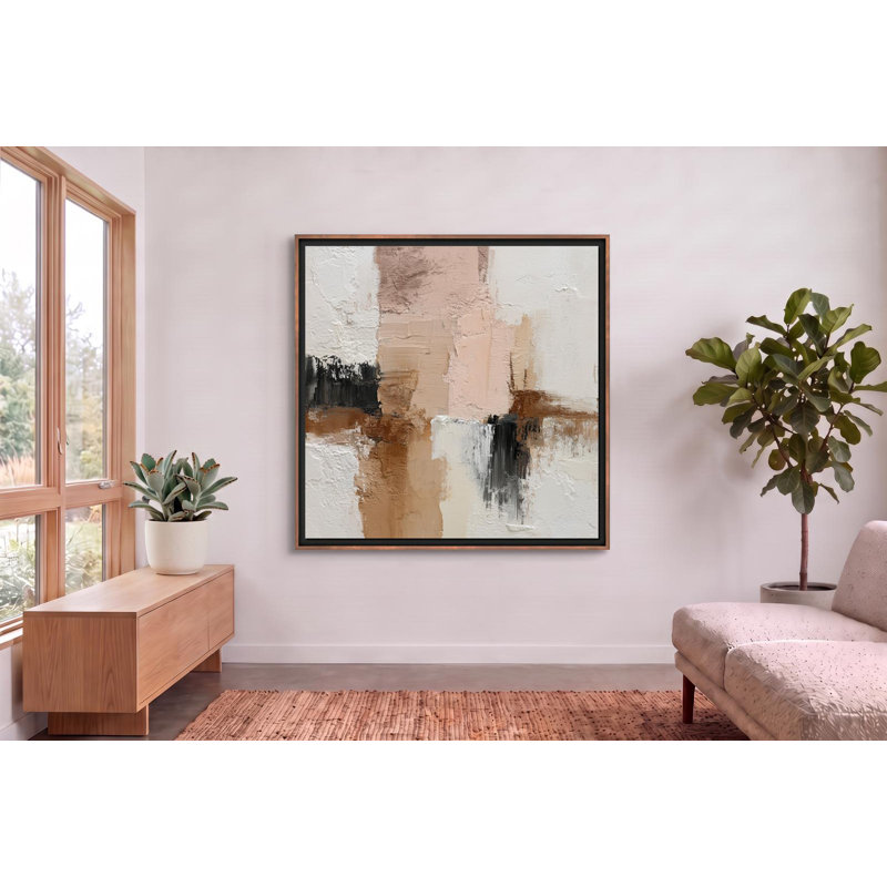Blush and Earth, 26" H x 26" W