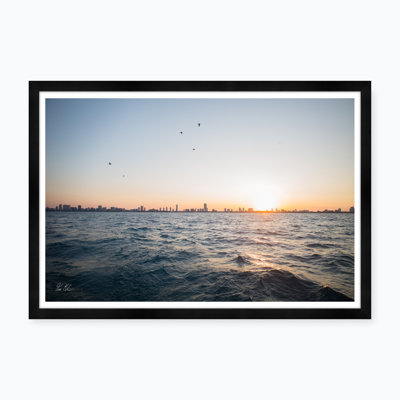 Lake Michigan, Sunset par Tim Klein - Photographie de cadre photo