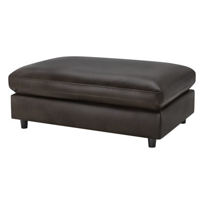 Fleetwood 45" Genuine Leather Ottoman