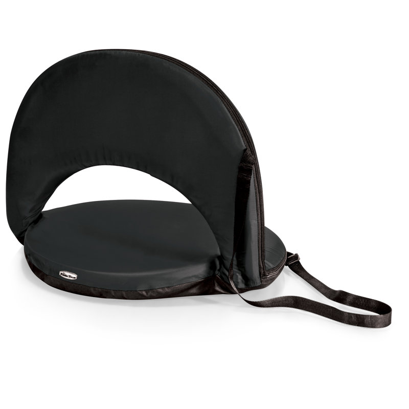 Erik Oniva Stadium Seat - Reclining Bleacher Seat with Back Support, Black
