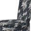 Chaise d'appoint blanche et argentée à motif cachemire sphinx et velours