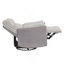 Fauteuil inclinable manuel en velours côtelé Bocaton-1627279674