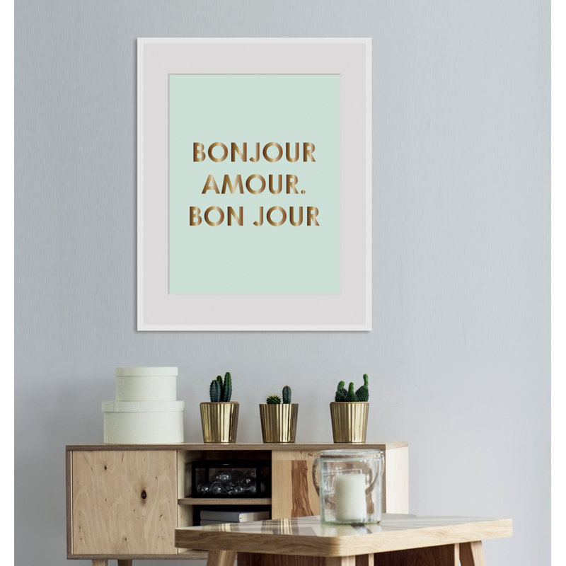 Text - Single Picture Frame Print