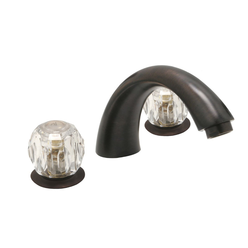Reliaflo 2 Handle Deck Clawfoot Tub Faucet with Diverter, Antique Bronze