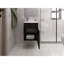 Lavabo de salle de bain Sutcliffe, noir-1939775310