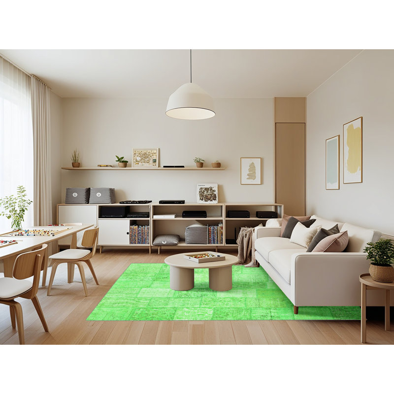 Performance Patchwork Indoor Rug, Rectangle 7' x 9'