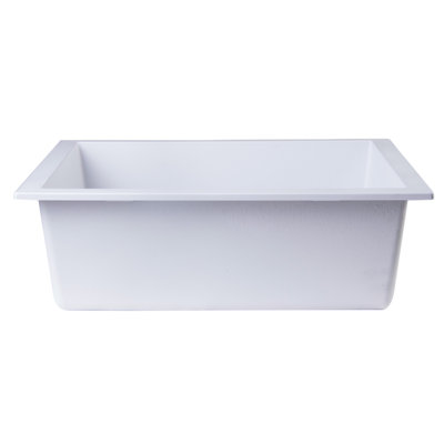Évier de cuisine encastré à simple cuve l 23,63 po x l 17,75 po