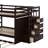 A Full-Over-Full Bunk Bed Accompanied By A Twin-Sized Trundle And A Staircase-1730680759