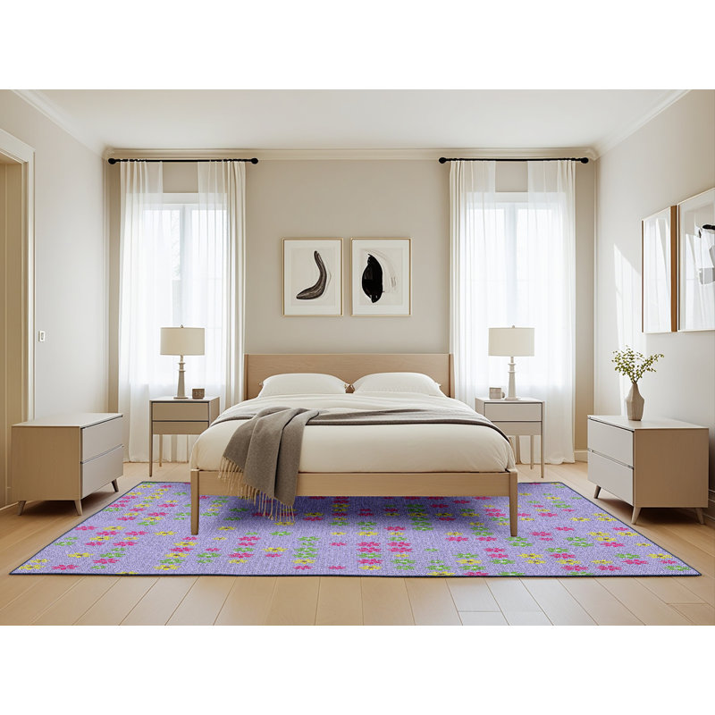 Ayaana Floral Indoor Rug, Rectangle 5' x 8'