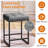 Kloud Counter Backless Industrial Stools with Footrests-190734017-234860697