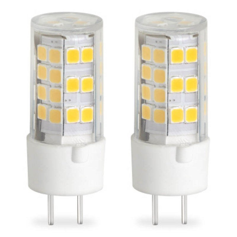 4,5 W (équivalent à 25 watts), ampoule à DEL T4 à intensité variable, blanc chaud GY6.35 / base à deux broches, 3000 K