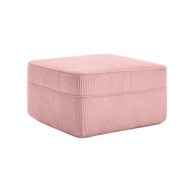 Velours côtelé rose - matériau ultra doux, confort sans nuage, mousse à haute résilience, vaste espace pour se prélasser, lecture de coussins amovibles,