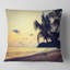 Coussin seascape de sapin de coco silhouette-274517893