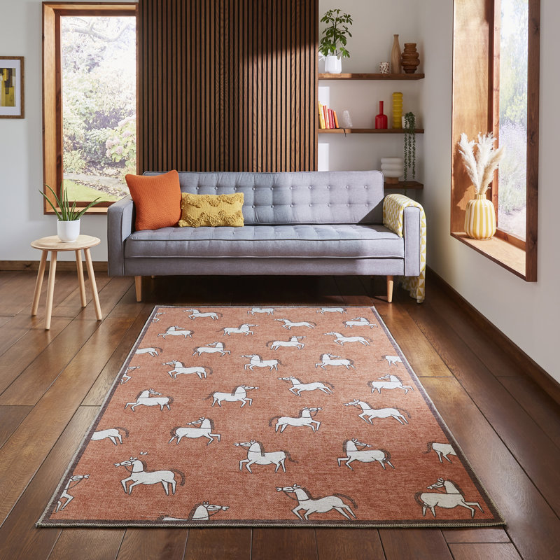 Scion Animal Print Digitally Printed 185cm X 290cm Area Rug