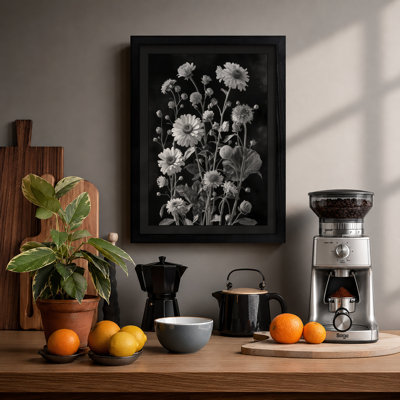 Daisy Cluster Botanical - Framed Print