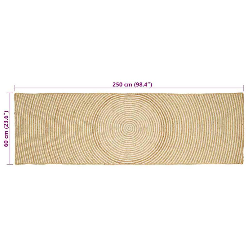 Solid Colour Standard Area Rug, Runner 60 x 250cm
