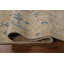 Tapis beige et ivoire en coton noué à la main